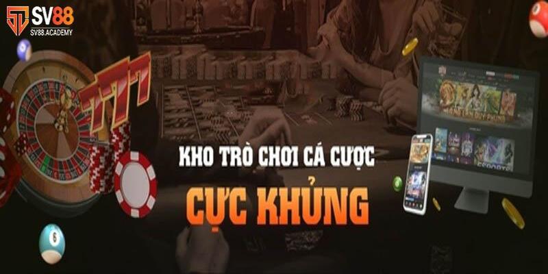 Kho trò chơi casino đồ sộ, chất lượng