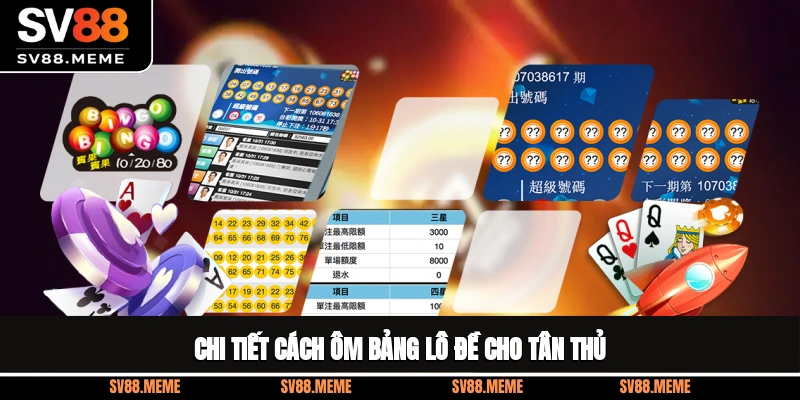Chi tiết cách ôm bảng lô đề cho tân thủ