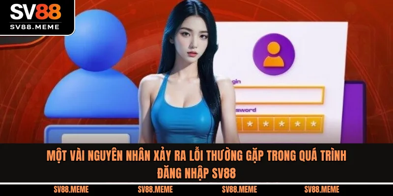 Một vài nguyên nhân xảy ra lỗi thường gặp trong quá trình đăng nhập SV88