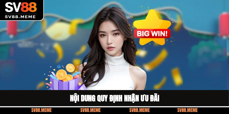 Nội dung quy định nhận ưu đãi